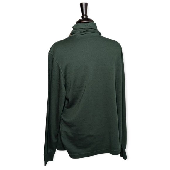 NWT Croft & Barrow Dark Green Turtleneck Top Size XL - Picture 9 of 11